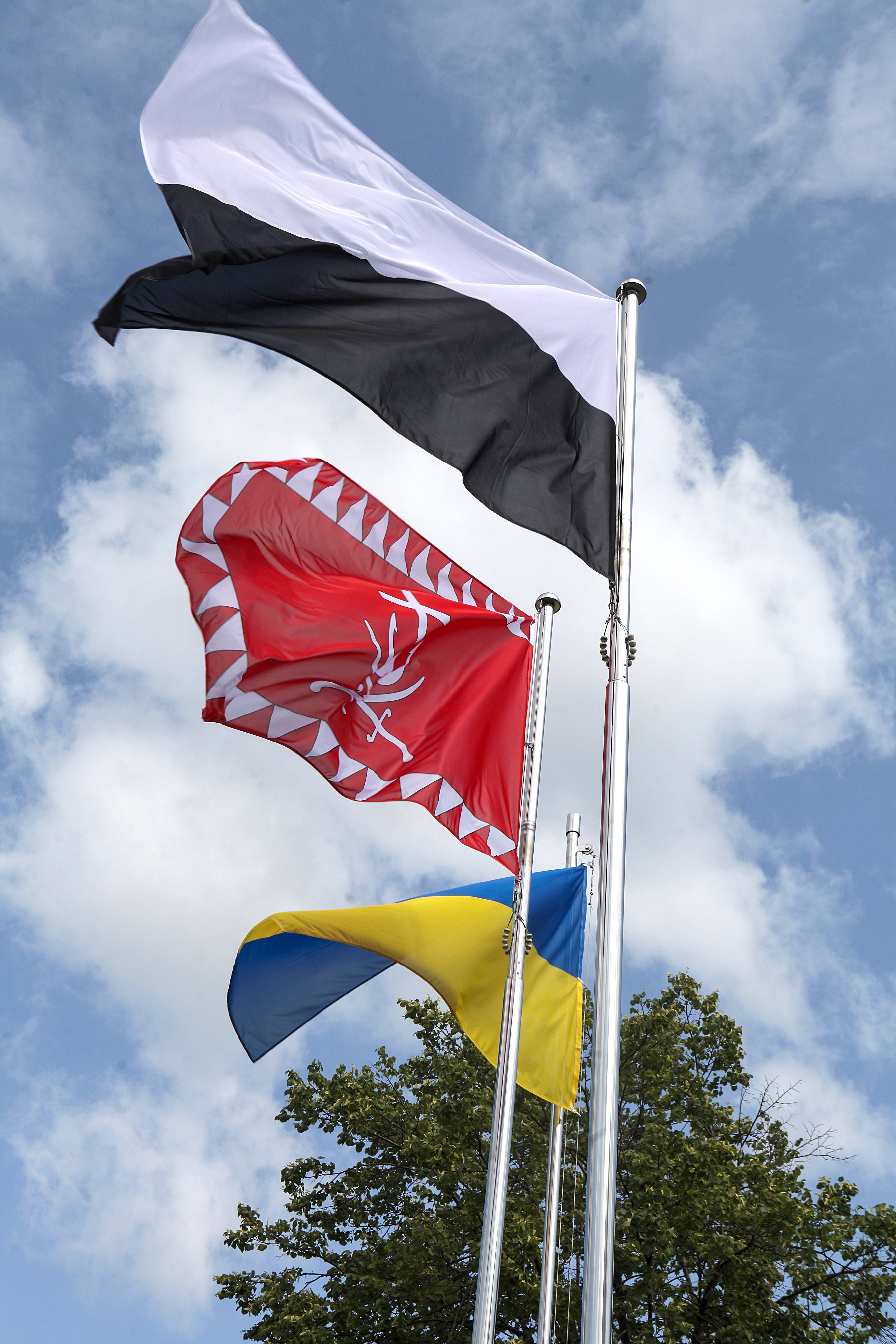 У Вінниці підняли Прапор Надії як символ памʼяті про полонених та зниклих безвісти Захисників і Захисниць